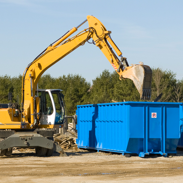 what happens if the residential dumpster is damaged or stolen during rental in Liberty County Montana